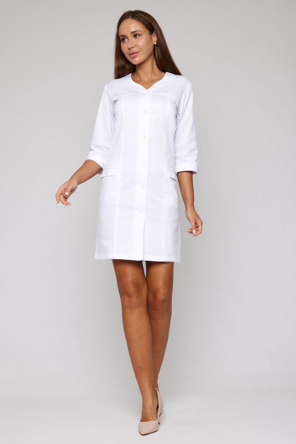 2-13-24-3 Халат жен. (Ultra, 3/4 рук, пуг) (0, 0, 42 размер, 170-176)