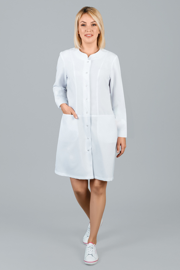 2-14-03-4 Халат  жен. (Streich, дл. рук, кн) (0, 56 размер, 170-176)