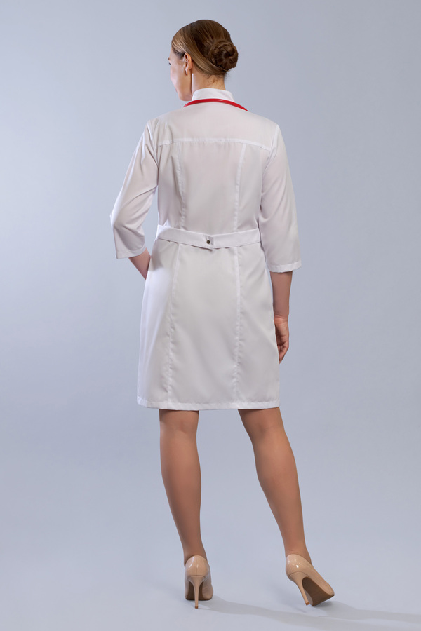 2-48-01-3 Халат  жен. (TC, 3/4 рук, кн) (0, 0, 42 размер, 170-176)