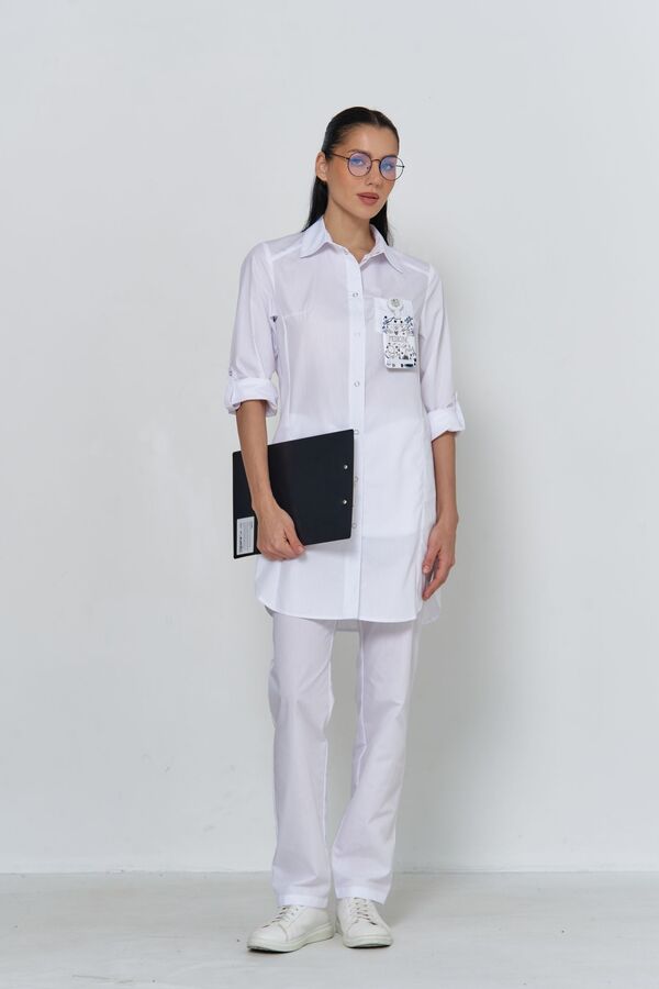 2-56-01-4 Халат  жен. (TC, дл.рук, кн) (0, Нет, 56 размер, 170-176)