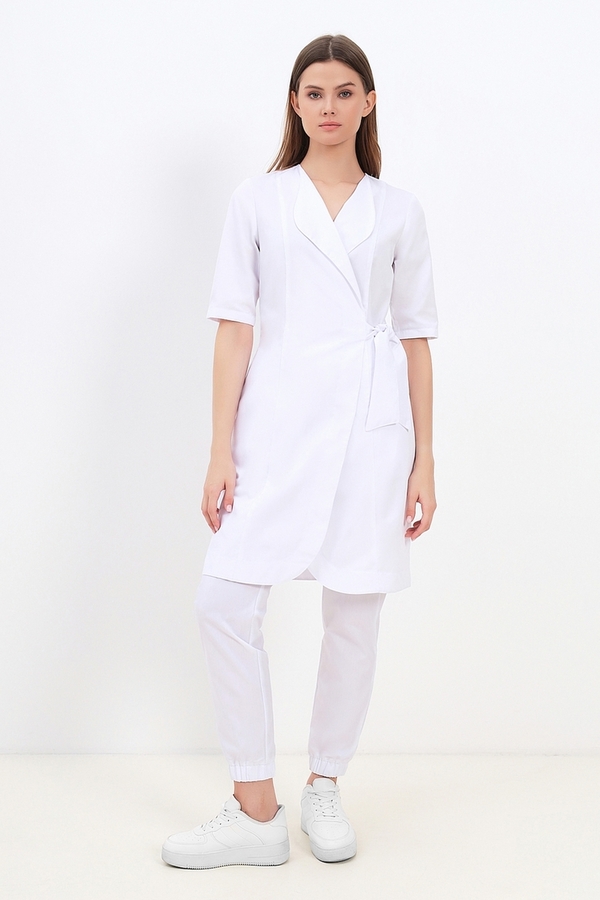 2-85-02-2 Халат  жен. (1/2 рук, запашной) (0, 0, 42 размер, 158-164)