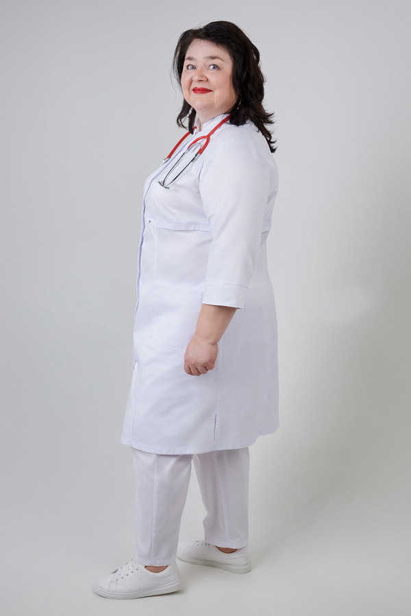 2-92-24-3 Халат жен. (Ultra, 3/4 рук, кн) (0, Нет, 72 размер, 170-176)