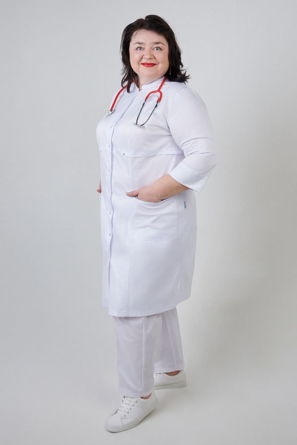 2-92-24-3 Халат жен. (Ultra, 3/4 рук, кн) (0, Нет, 72 размер, 170-176)