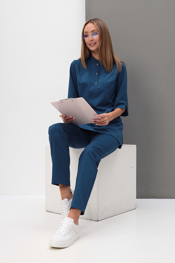 4-110-30-3 Костюм жен. (ELITE, 3/4 рук, кн.) (39, Нет, 39, 60 размер, 170-176)