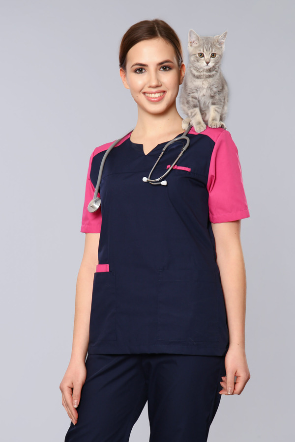 4-60-01-1 Костюм хир. жен. (TC, кор.рук) (28, 56, 28, 62 размер, 170-176)