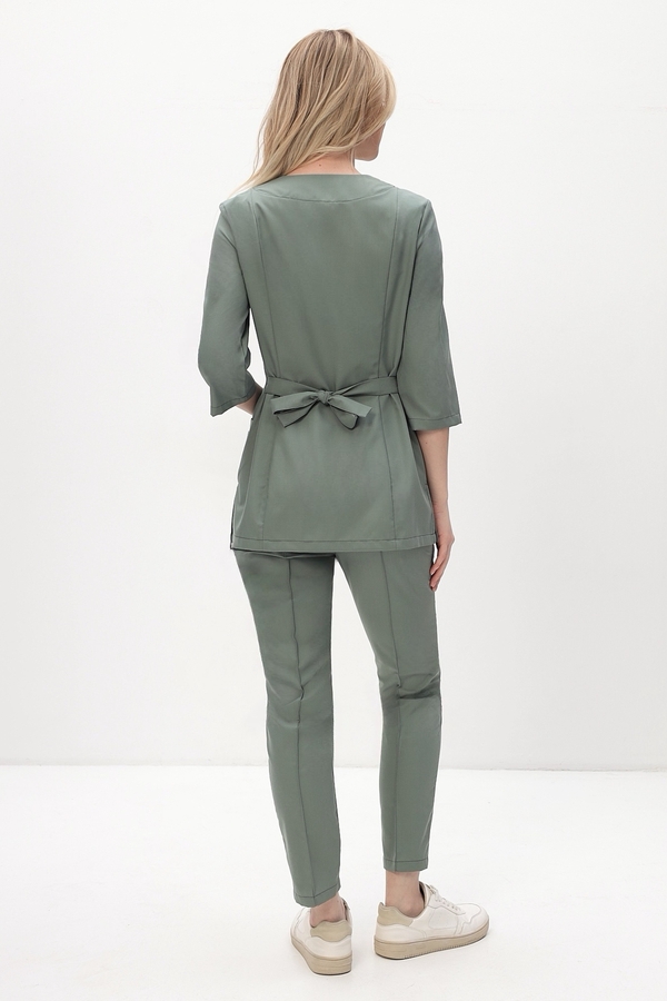 4-90-27-3 Костюм жен. (AURA, 3/4 рук, кн) (72, Нет, 72, 44 размер, 170-176)