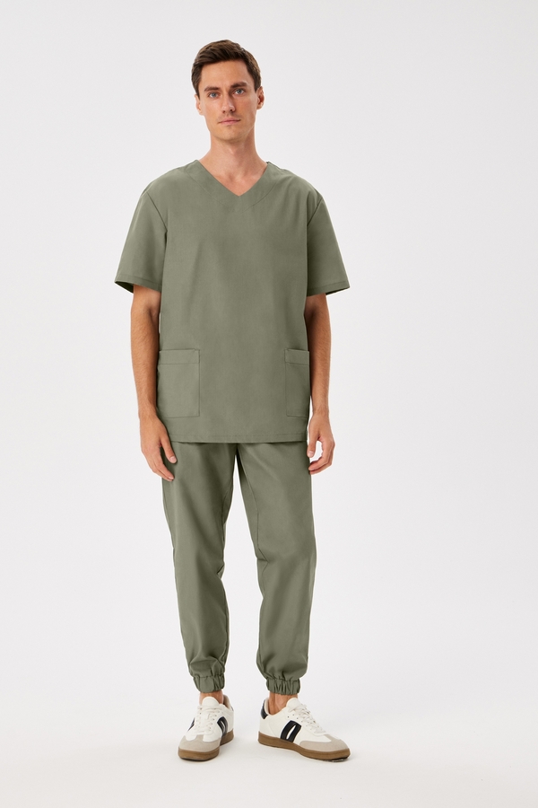 7-79-01-1 Костюм хир. муж. (ТС, кор.рук) (74, Нет, 74, 72 размер, 182-188)