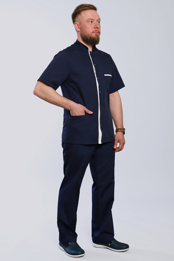 7-82-01-1 Костюм  муж. (TC, кор.рук, кн) (28, 0, 28, 50 размер, 182-188)