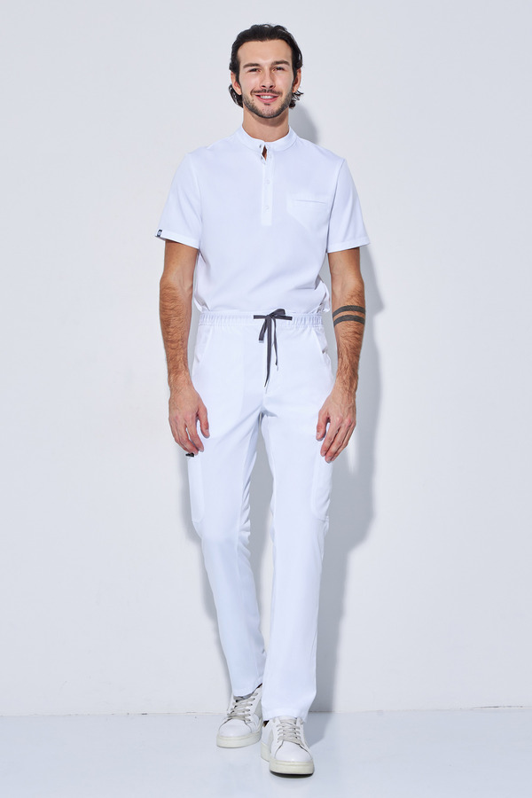 1-03.1-05-0 Брюки муж. (Silva, молн.) (0 Crystal white, 2XL (54 размер), 182 (Long))