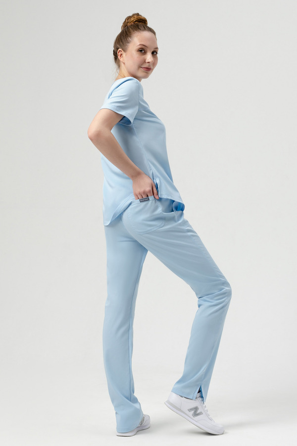 1-04-05-0 Брюки  жен. (Silva) (12 Blue fog, S (44 размер), 170 (Regular))