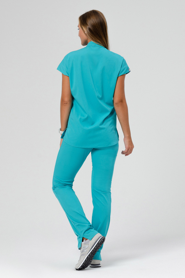 1-04-05-0 Брюки  жен. (Silva) (6 Aquamarine, XS (42 размер), 164 (Small))