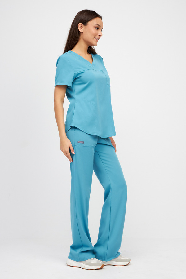 1-28-05-0 Брюки жен. (Silva) (44 Sky blue, M (46 размер), 170 (Regular))