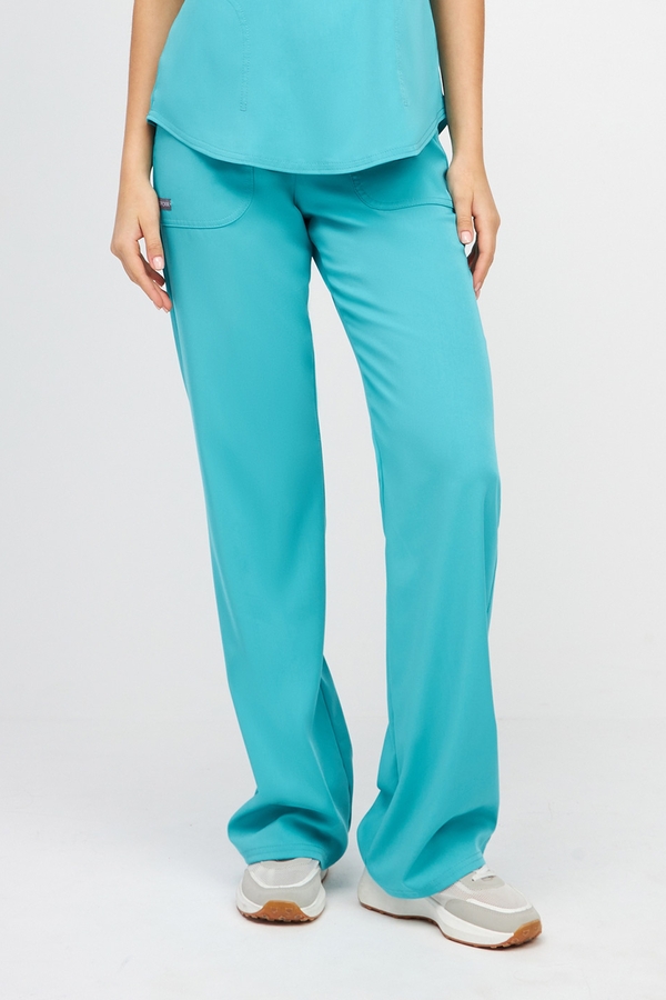 1-28-05-0 Брюки жен. (Silva) (6 Aquamarine, 2XL (52 размер), 170 (Regular))