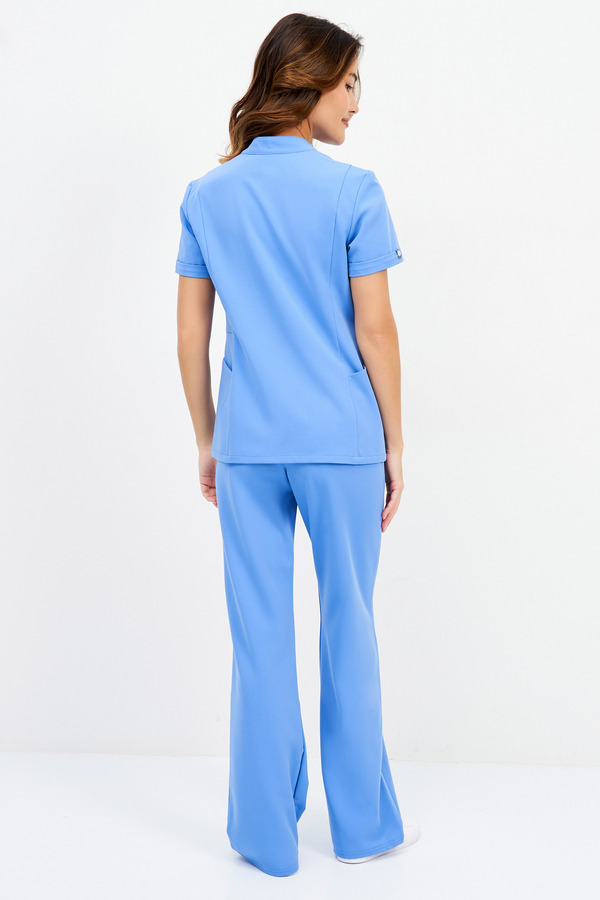 1-28-15-0 Брюки жен. (Curly) (10 Azur blue, M (46 размер), 164 (Small))