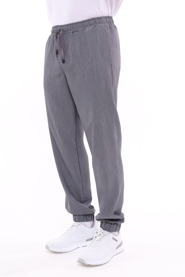 1-50-15-0 Брюки муж. (Curly, джоггеры, шнур) (41 Space gray, 2XL (54 размер), 182 (Long))