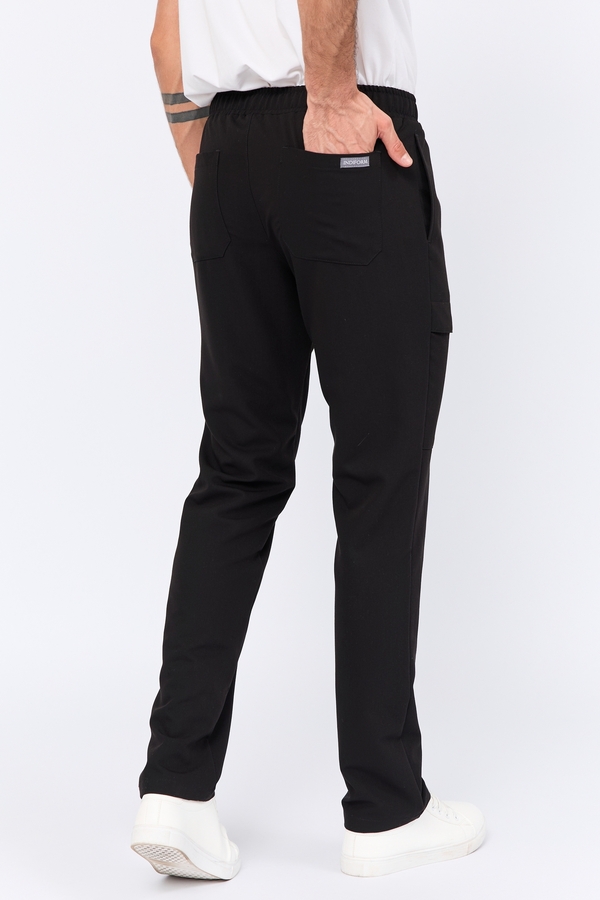 1-52-15-0 Брюки муж. (Curly, рез.) (65 Rich black, 2XL (54 размер), 182 (Long))