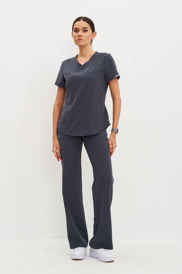 3-102-15-1 Топ жен. (Curly, кор. рук) (47 Graphite, 6XL (60 размер), 170 (Regular))