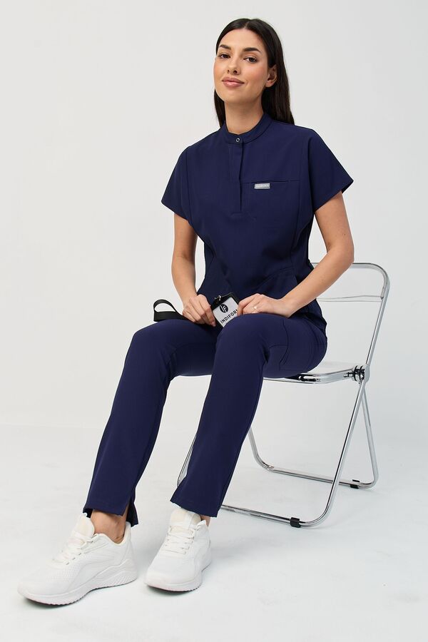 3-104-15-1 Топ жен. (Curly, кор.рук, кн.) (28 Sapphire, 2XL (52 размер), 170 (Regular))