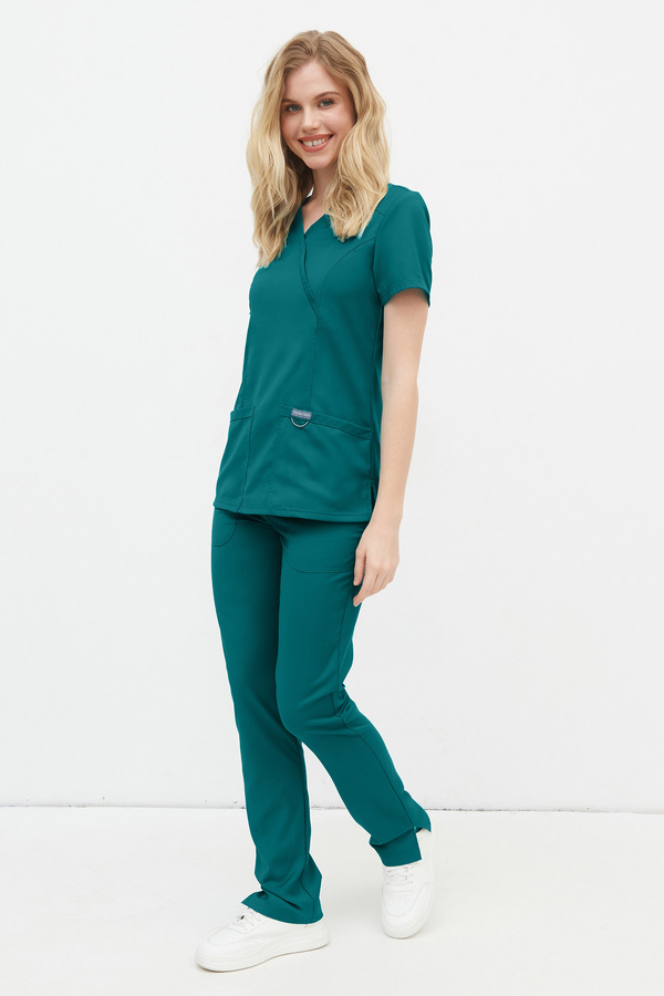 3-74-29-1 Топ женский (Silva Soft,кор.рук) (18 Dark tropik, 2XL (52 размер), 170 (Regular))