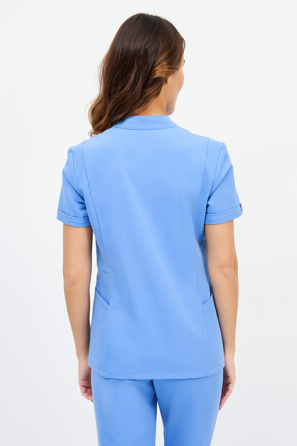 3-89-15-1 Топ жен. (Curly, кор.рук) (10 Azur blue, M (46 размер), 170 (Regular))