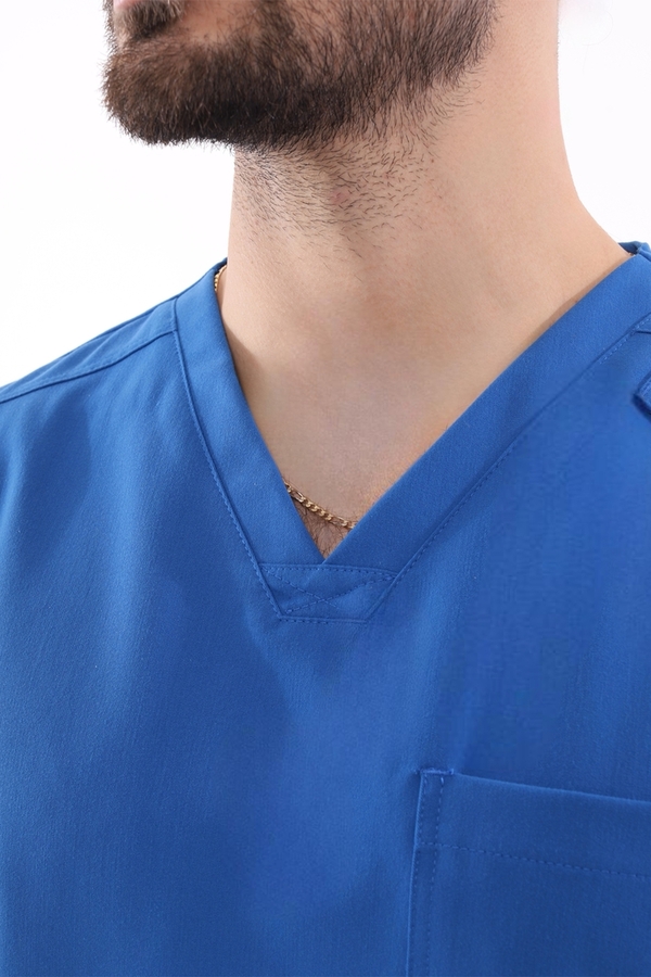 6-77-15-1 Топ муж. (Curly, кор.рук) (13 Cobalt blue, Нет, 2XL (54 размер), 182 (Long))