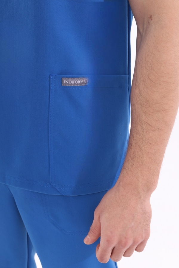 6-77-15-1 Топ муж. (Curly, кор.рук) (13 Cobalt blue, Нет, 2XL (54 размер), 182 (Long))