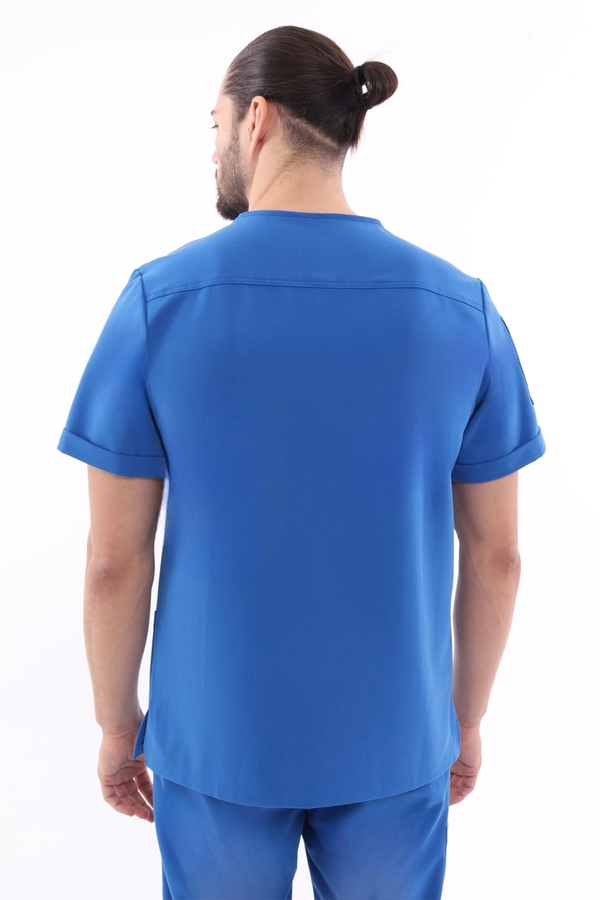 6-77-15-1 Топ муж. (Curly, кор.рук) (13 Cobalt blue, Нет, 2XL (54 размер), 182 (Long))