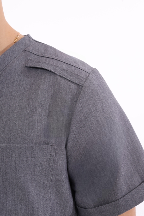 6-77-15-1 Топ муж. (Curly, кор.рук) (41 Space gray, Нет, 2XL (54 размер), 182 (Long))