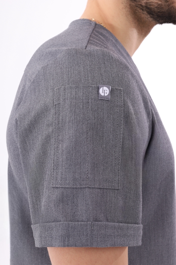 6-77-15-1 Топ муж. (Curly, кор.рук) (41 Space gray, Нет, 2XL (54 размер), 182 (Long))