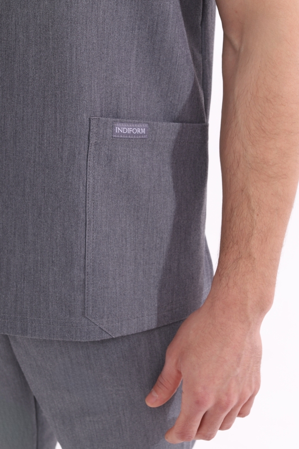 6-77-15-1 Топ муж. (Curly, кор.рук) (41 Space gray, Нет, 2XL (54 размер), 182 (Long))