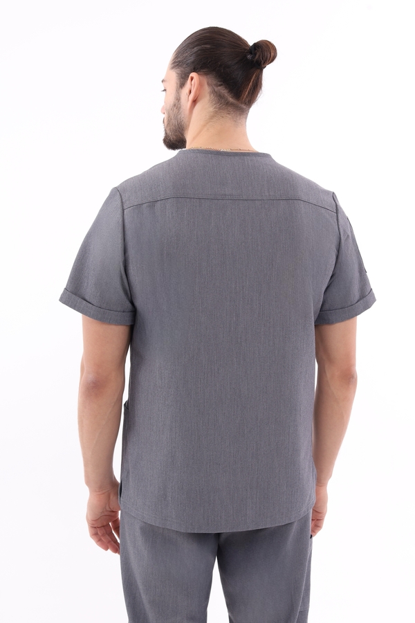 6-77-15-1 Топ муж. (Curly, кор.рук) (41 Space gray, Нет, 2XL (54 размер), 182 (Long))