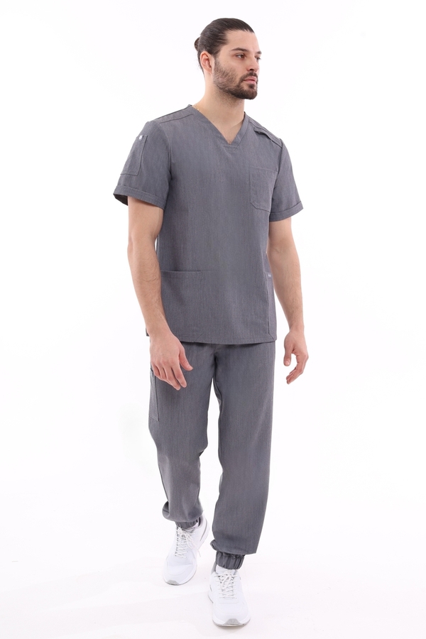 6-77-15-1 Топ муж. (Curly, кор.рук) (41 Space gray, Нет, 2XL (54 размер), 182 (Long))