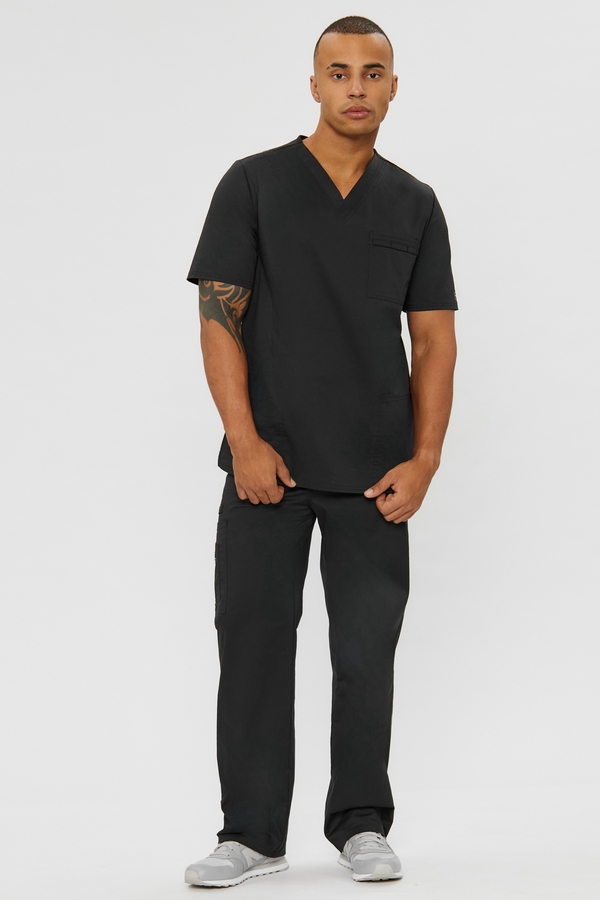 1-01-25-0 Брюки муж. (Insoft) (65 Черный, M (48 размер), 182)