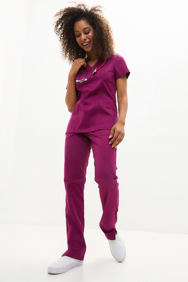 3-01-25-1 Топ жен. (Insoft, кор.рук) (19 Спелая вишня, 6XL (60 размер), 170)