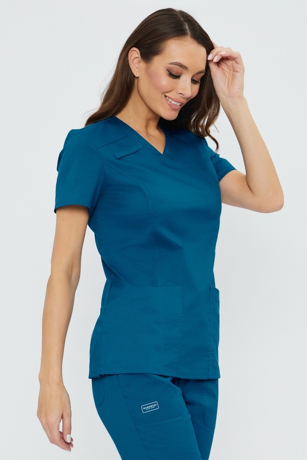 3-02-25-1 Топ жен. (Insoft, кор.рук) (39 Индиголит, L (48 размер), 170)