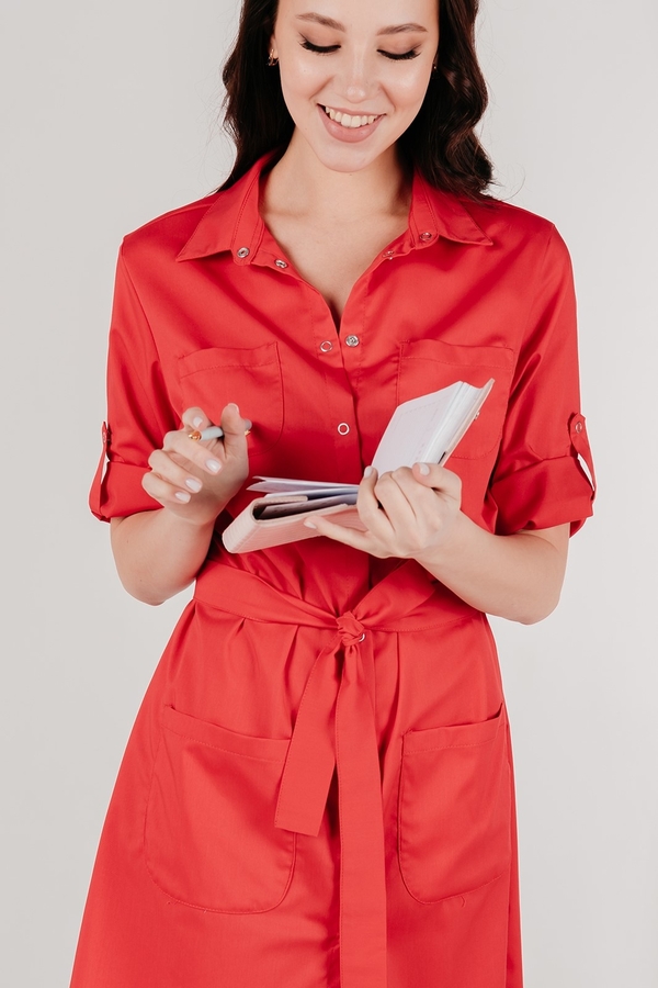 2-88-14-3 Халат жен. (Ширли, 3/4 рук, кн) (24, Нет, 42 размер, 170-176)