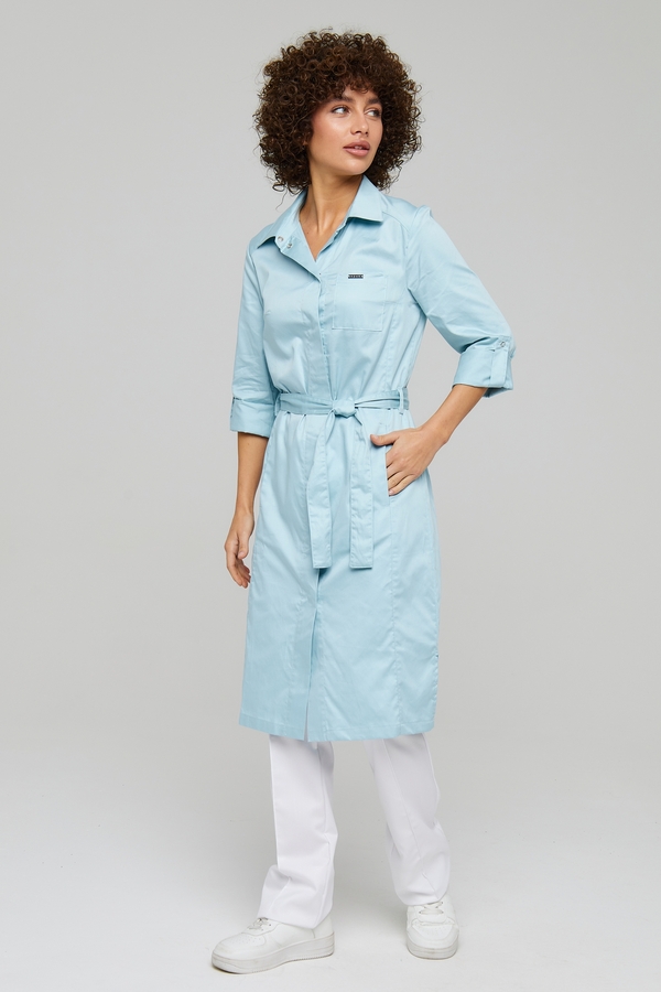 2-90-12-4 Халат жен. (Cotton Premium, дл. рук, кн) (17, Нет, 42 размер, 170-176)