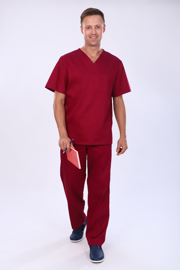 7-76-12-1 Костюм хир. муж. (Cotton Premium, кор. рук,) (20, 20, 20, 42 размер, 170-176)