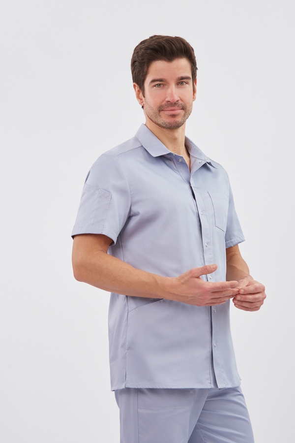 7-80-12-1 Костюм мужской (Cotton Premium, кор. рук) (45, Нет, 45, 44 размер, 182)