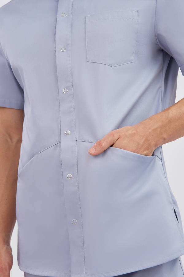 7-80-12-1 Костюм мужской (Cotton Premium, кор. рук) (45, Нет, 45, 44 размер, 182)