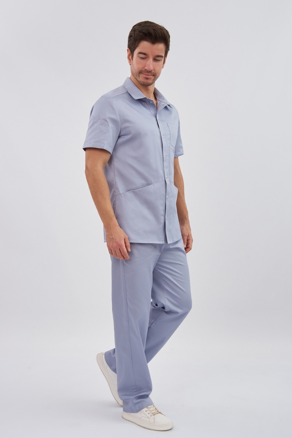 7-80-12-1 Костюм мужской (Cotton Premium, кор. рук) (45, Нет, 45, 44 размер, 182)