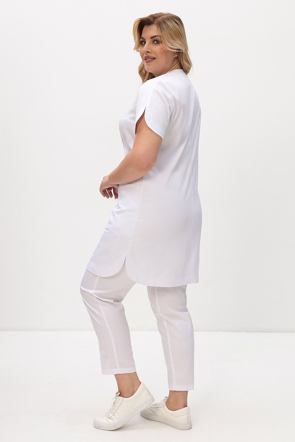 2-35-04-1 Халат жен. (ADVA, кор.рук, пуг) (0F, 58 размер, 170-176)