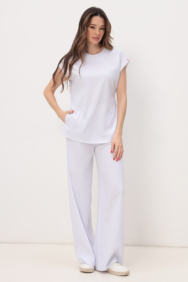 3-78.1-21-1 Блуза жен. (Kiara) (0 Blanc de blanc, 42 размер, 170-176)