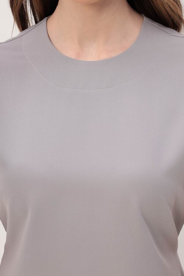 3-78.1-21-1 Блуза жен. (Kiara) (34 Grey pearl, 42 размер, 170-176)