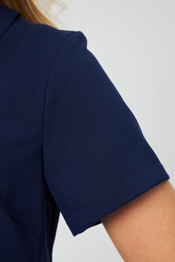 3-98-21-1 Блуза жен. (Kiara, кор.рук, пуг) (28 Eclipse, 42 размер, 170-176)